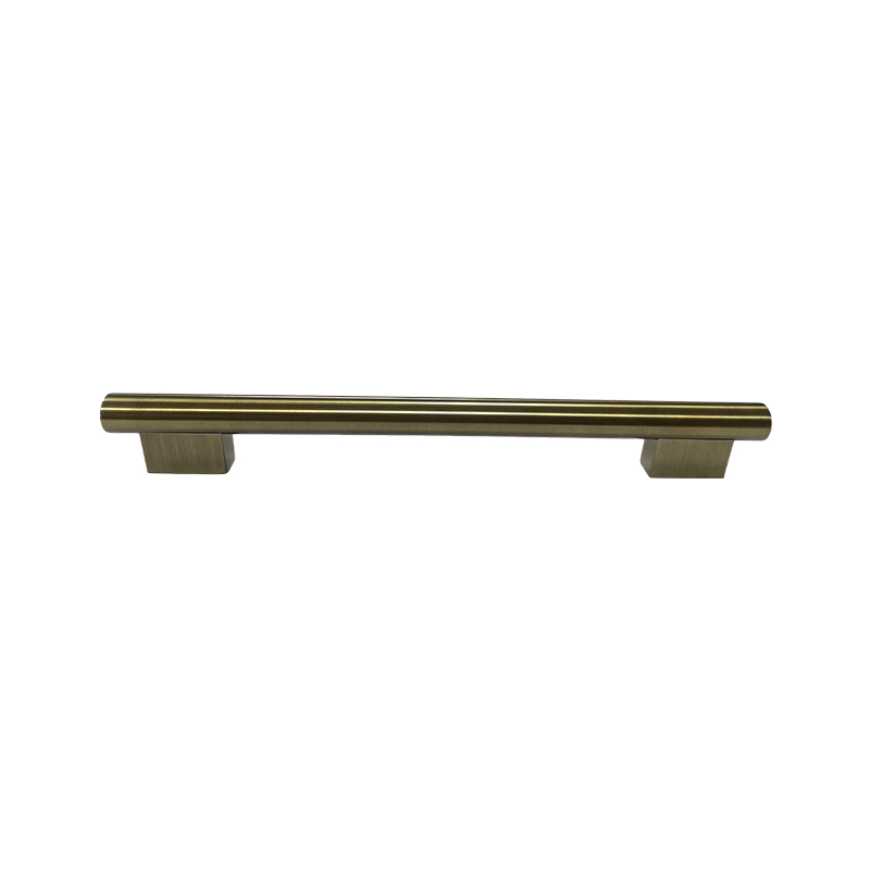 How to choose the material for the grip area of ​​a bronze stainless steel handle to balance wear resistance and feel?