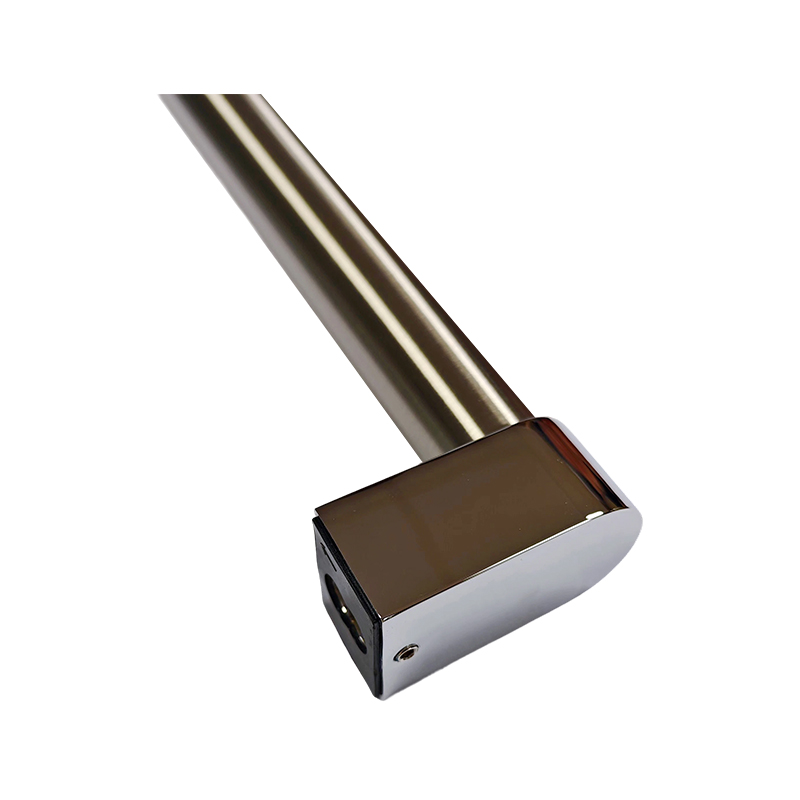 How does the electrochemical polishing process of stainless steel handles improve stain resistance?